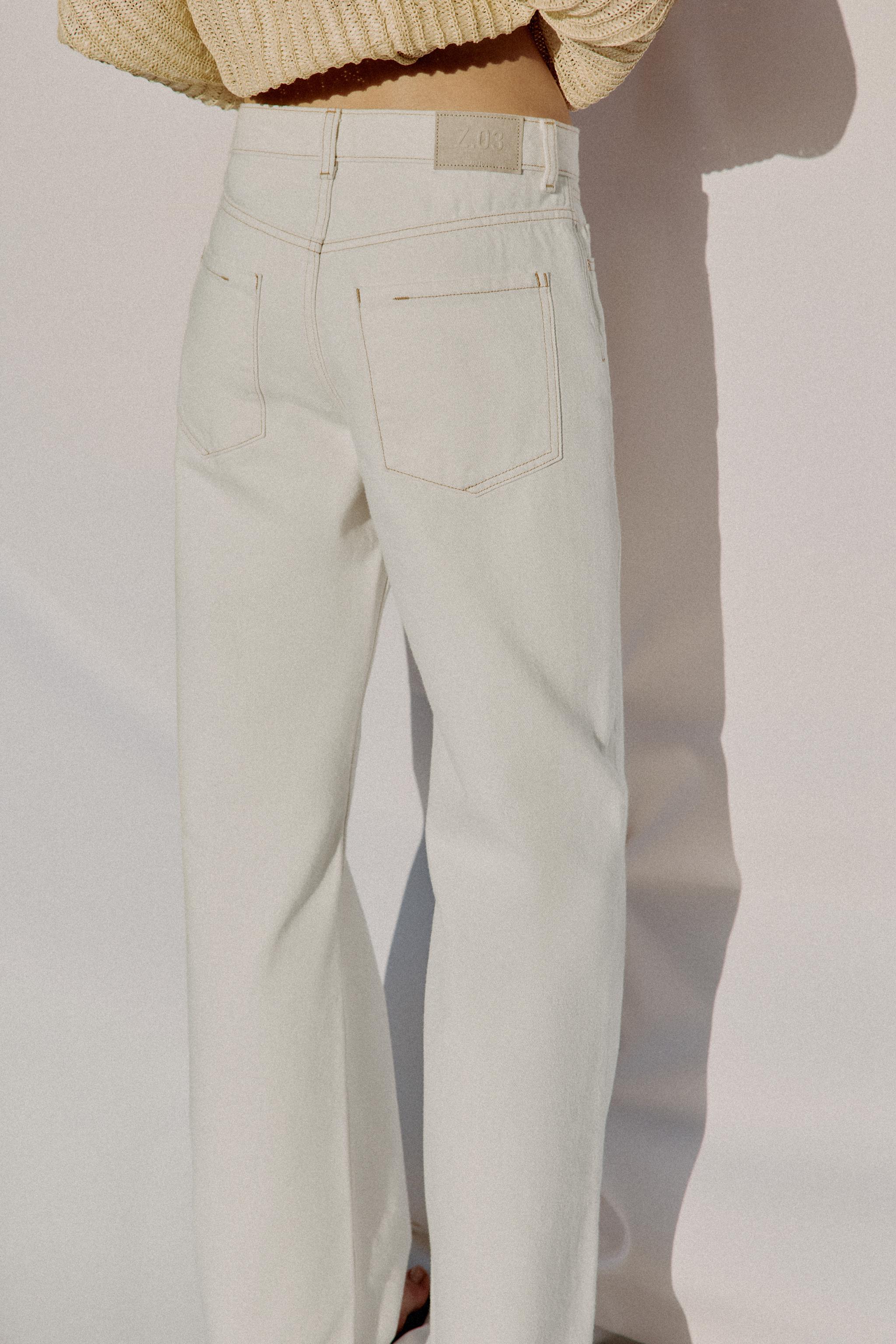 JEAN Z1975 DROIT TAILLE HAUTE LONGUEUR LONGUE